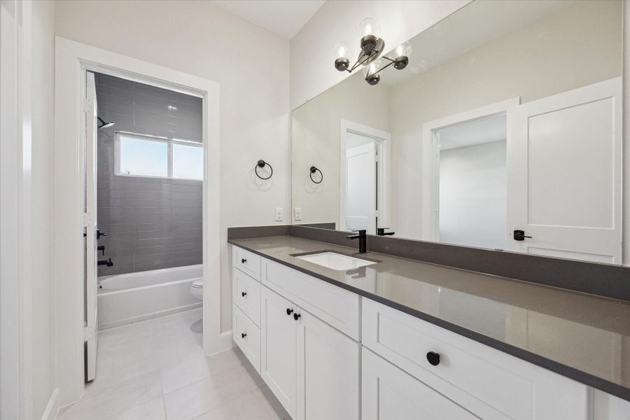 Furnished interior view inside a new home in Cordell Estates, Houston (Image 8).
