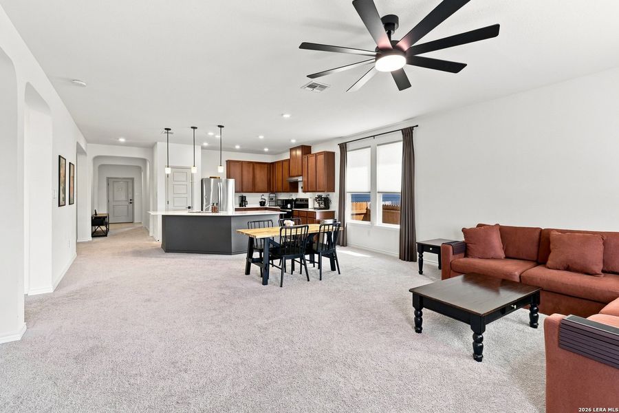Furnished interior view inside a new home in , San Antonio (Image 10).