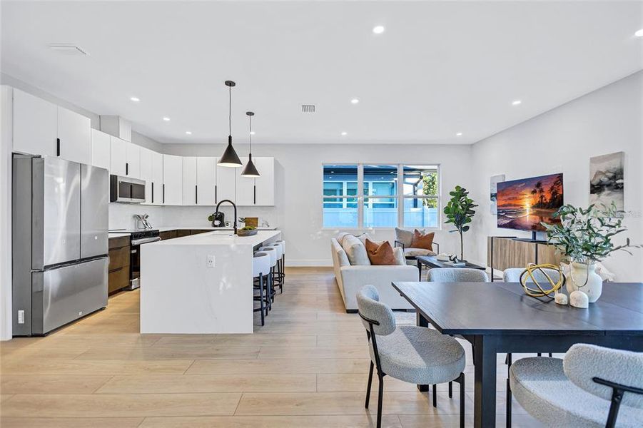Furnished interior view inside a new home in , Gulfport (Image 16).