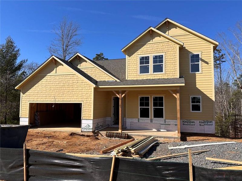 In-progress construction of a new home in , Ellijay, GA (Image 8).