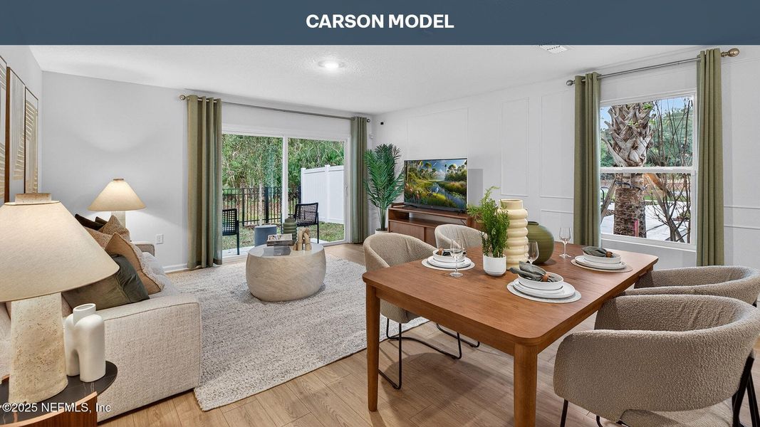 Furnished interior view inside a new home in Hansen Creek, Jacksonville (Image 6).