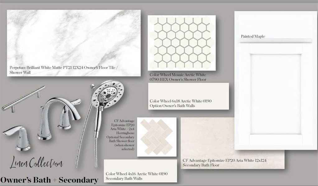 Sample of building materials used in homes in IveyBrooke, Alpharetta (Image 32).