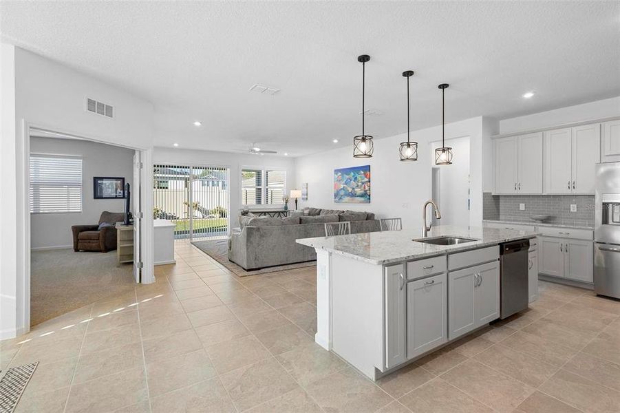 Furnished interior view inside a new home in Addison Landing, Deland (Image 9).