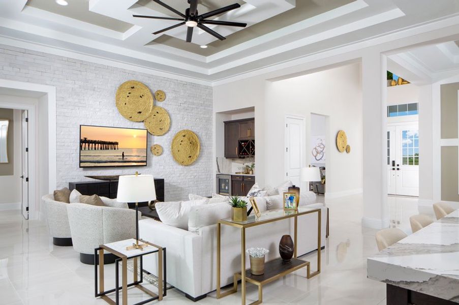 Furnished interior view inside a new home in Westlake, Westlake (Image 11).