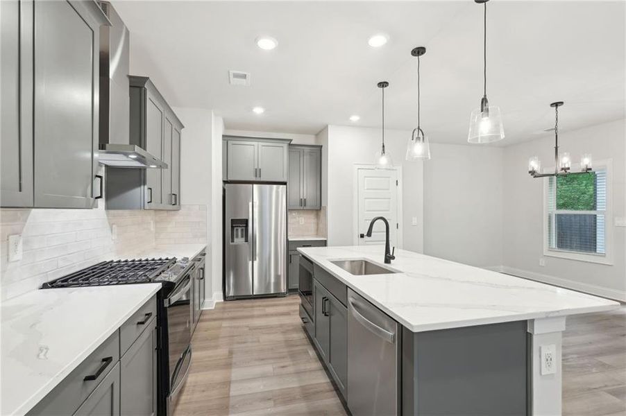 Furnished interior view inside a new home in Hemingway - Reserve Series, Cumming (Image 18).