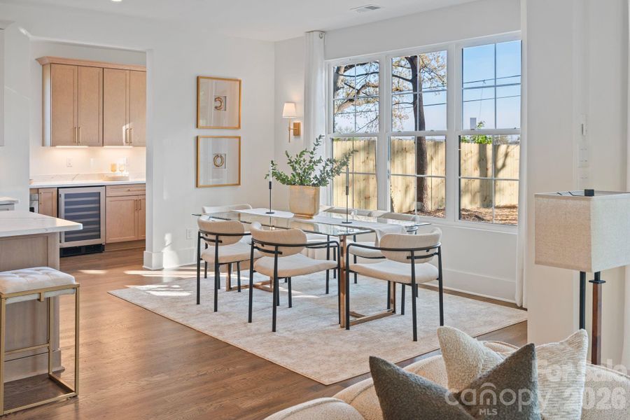 Furnished interior view inside a new home in , Charlotte (Image 32). Furnished interior view inside a new home in , Charlotte (Image 32).