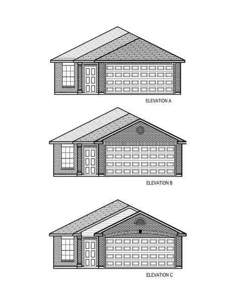 Exterior rendering of this home design in Mill Creek Trails, Magnolia, TX (Image 3). Exterior rendering of this home design in Mill Creek Trails, Magnolia, TX (Image 3).