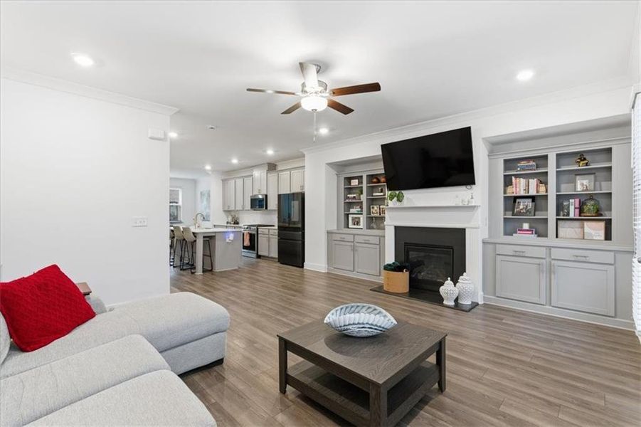 Furnished interior view inside a new home in Towns At Peachtree Corners, Peachtree Corners (Image 20).