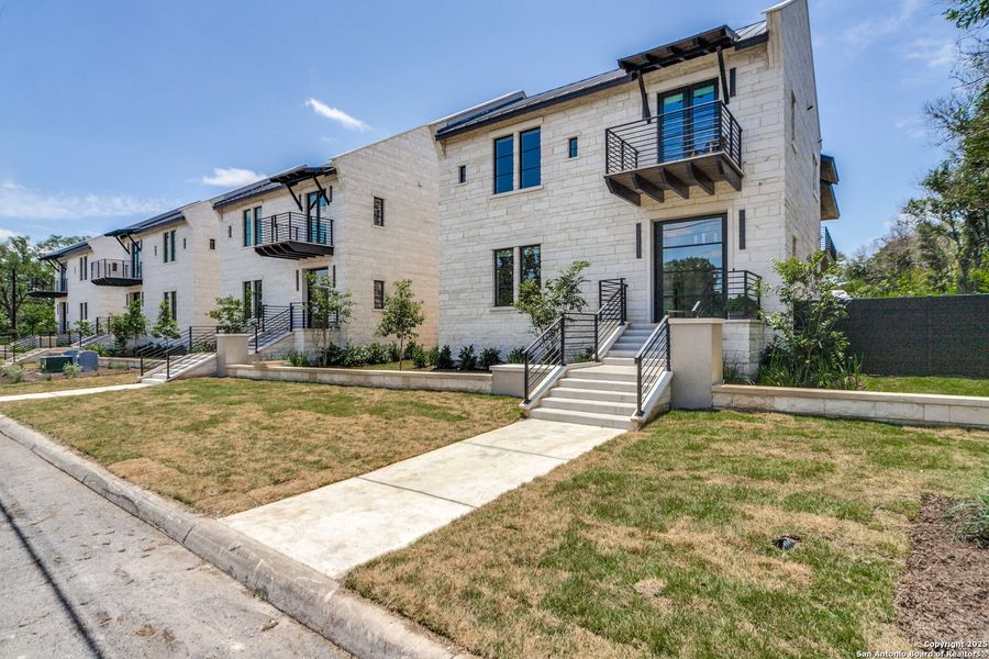 Front exterior of a new home in , Boerne, TX, highlighting curb appeal (Image 2). Front exterior of a new home in , Boerne, TX, highlighting curb appeal (Image 2).