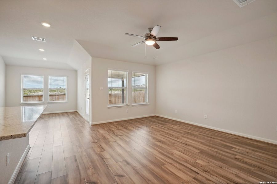 Spacious, unfurnished interior of a new home in Arcadia Ridge - Premier Series, San Antonio (Image 18). Spacious, unfurnished interior of a new home in Arcadia Ridge - Premier Series, San Antonio (Image 18).