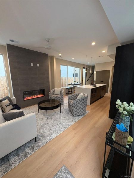 Furnished interior view inside a new home in , Denver (Image 17).
