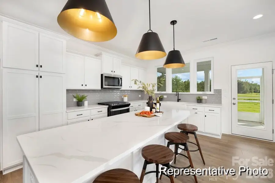 Furnished interior view inside a new home in Morgan Hills, Albemarle (Image 9).
