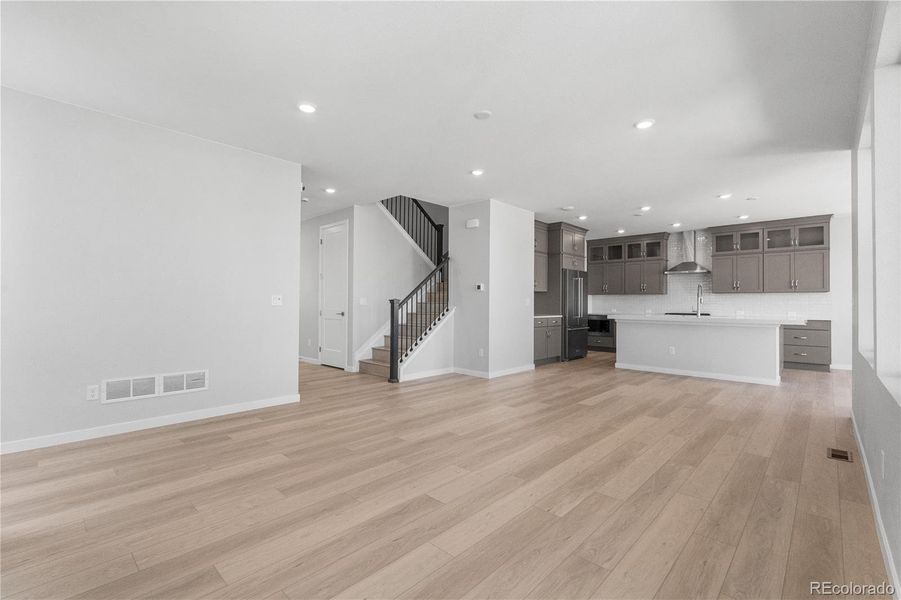 Spacious, unfurnished interior of a new home in Portrait at The Canyons, Castle Pines (Image 24).