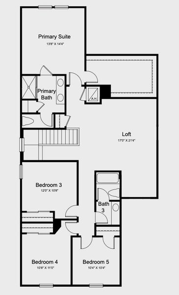 2D floor plan layout for the Sherwood by Taylor Morrison in Firethorn, Parrish, FL (Image 3).