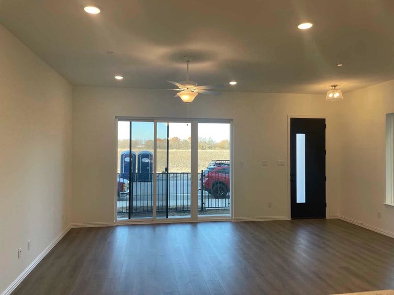Family Room Construction Progress