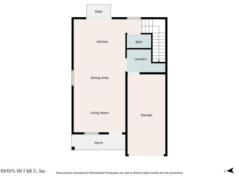 2D floor plan layout of this home in , Jacksonville, FL (Image 7).
