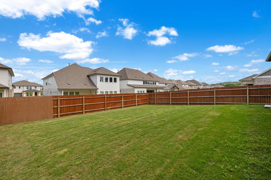 Large yard