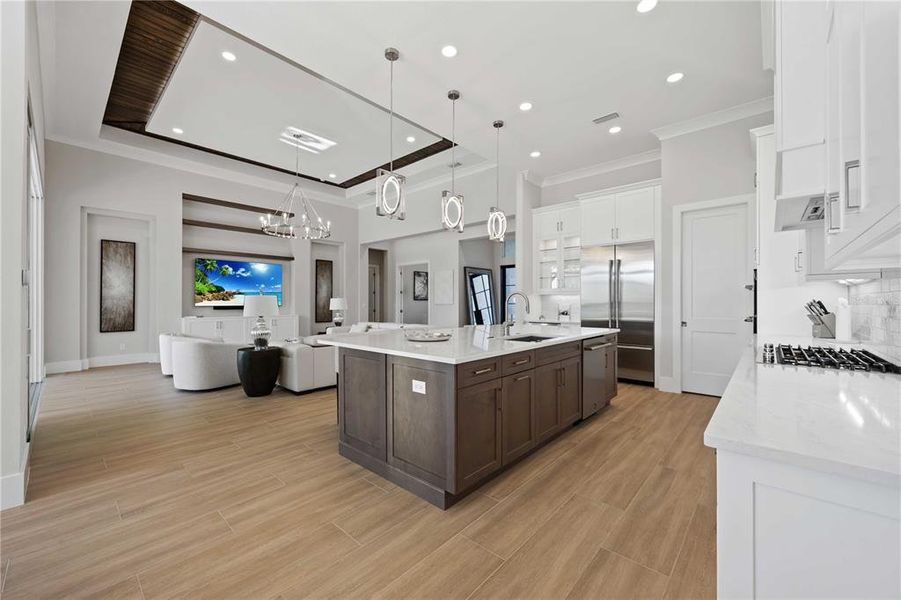 Furnished interior view inside a new home in , Sarasota (Image 4).