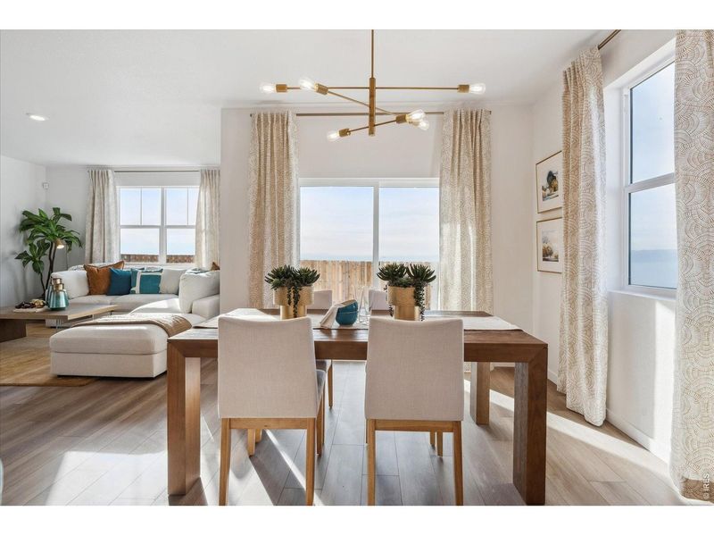 Furnished interior view inside a new home in , Mead (Image 23).
