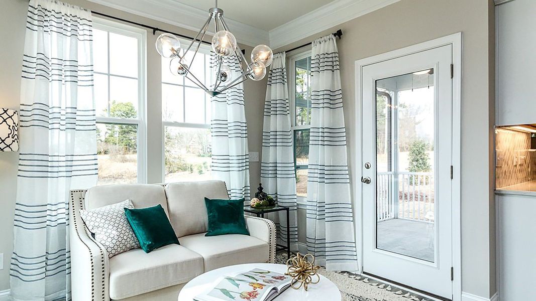 Furnished interior view inside a new home in Station Pointe, Angier (Image 12).