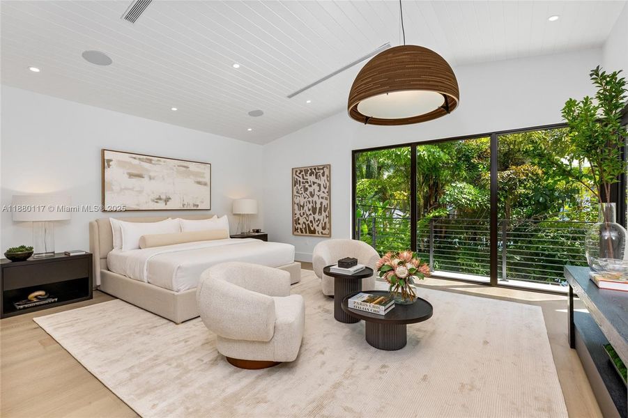 Furnished interior view inside a new home in , Miami (Image 52).