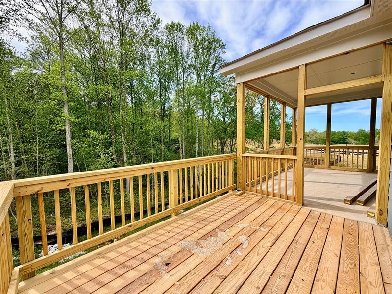 Exterior details and patio area of a home in Arbor West, Dawsonville (Image 4).