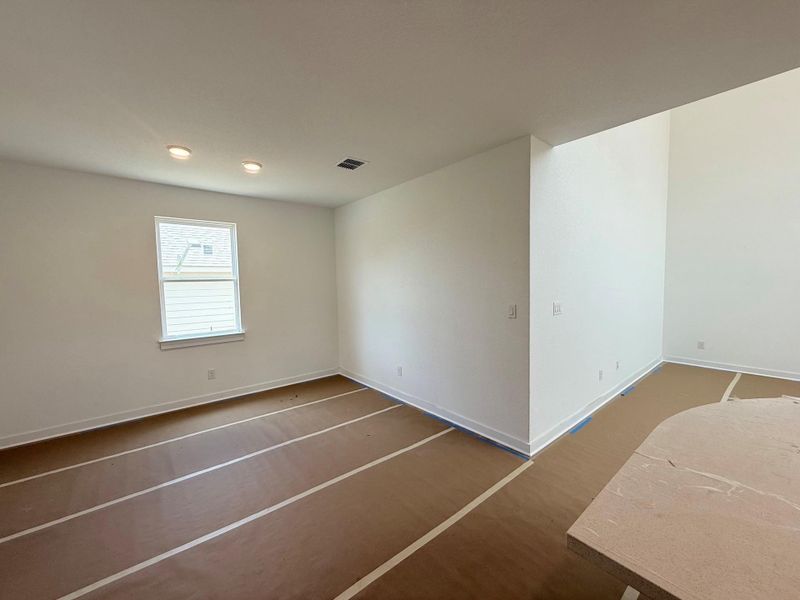 In-progress construction of a new home in Creeks Crossing, Elgin, TX (Image 5).