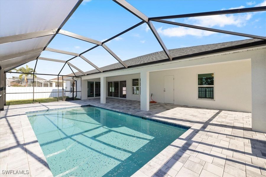 Front exterior of a new home in Cape Coral, Cape Coral, FL, highlighting curb appeal (Image 24).