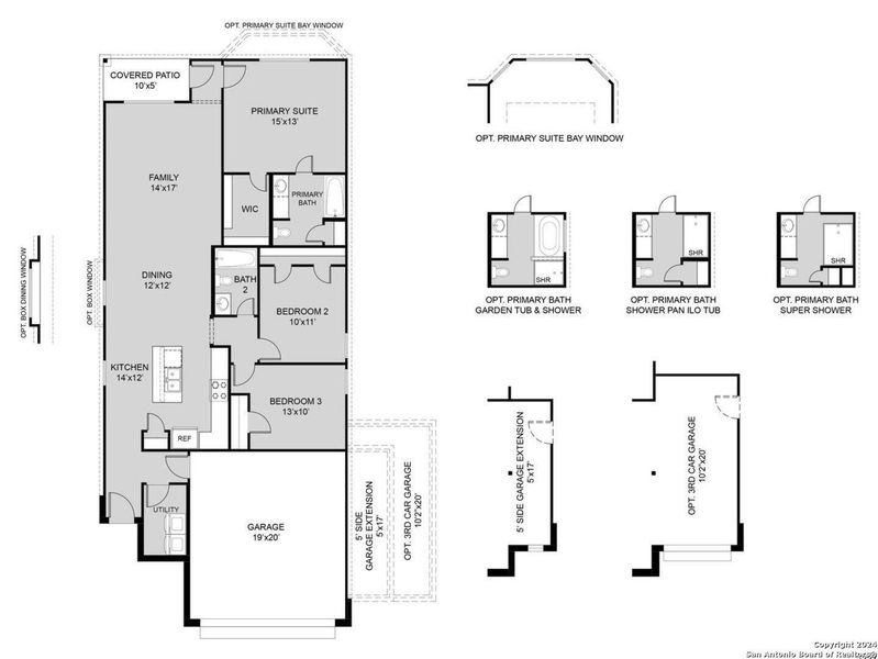 2D floor plan layout of this home in Timber Creek, San Antonio, TX (Image 3). 2D floor plan layout of this home in Timber Creek, San Antonio, TX (Image 3).