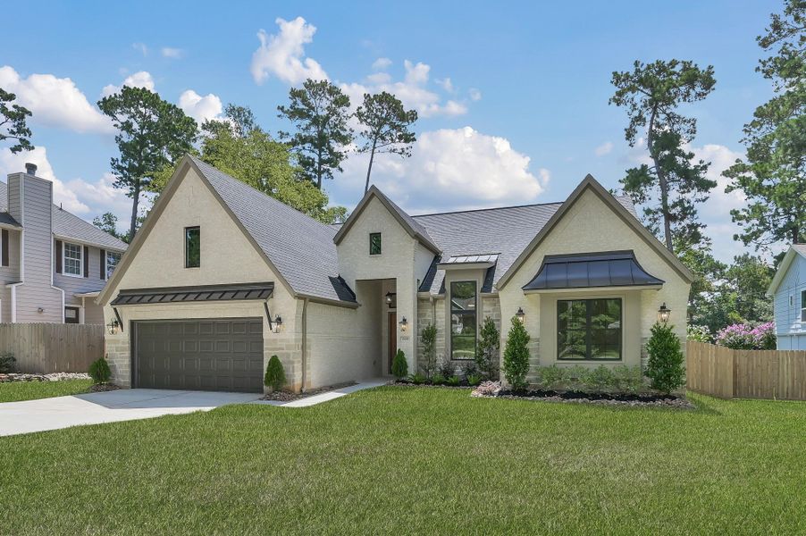 Charming French Country elevation.