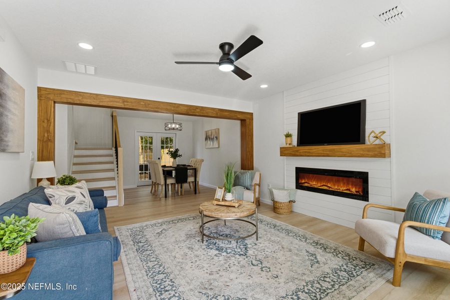 Furnished interior view inside a new home in , Jacksonville (Image 40).