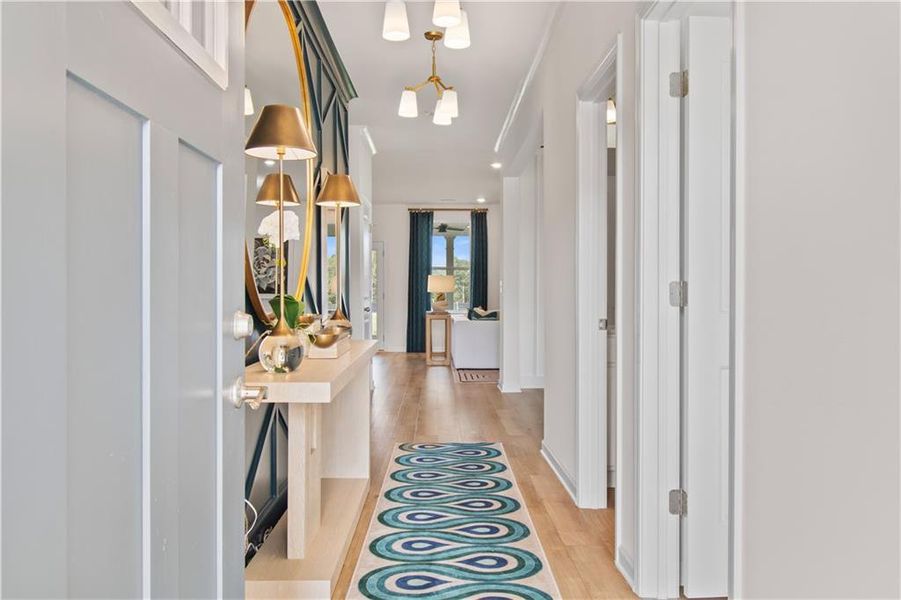 Furnished interior view inside a new home in Bowers Farm, McDonough (Image 34). Furnished interior view inside a new home in Bowers Farm, McDonough (Image 34).