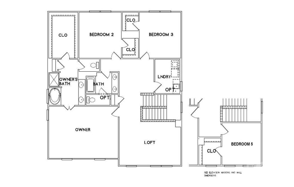 Magnolia Floor Plan second floor