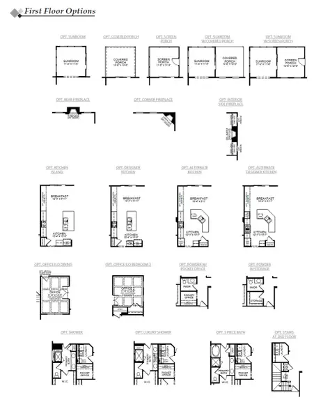 2D floor plan layout of this home in Chasewood, Mint Hill, NC (Image 3).