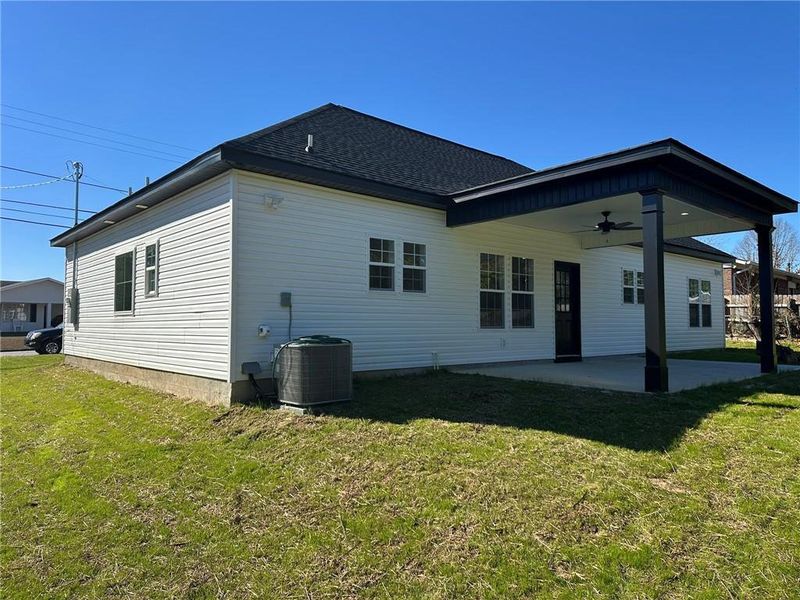 Exterior details and patio area of a home in , Augusta (Image 26).