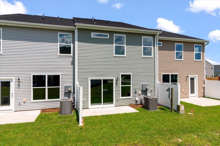 Exterior details and patio area of a home in , Goose Creek (Image 2). Exterior details and patio area of a home in , Goose Creek (Image 2).