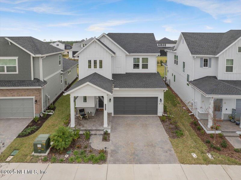 Front exterior of a new home in , Jacksonville, FL, highlighting curb appeal (Image 29).