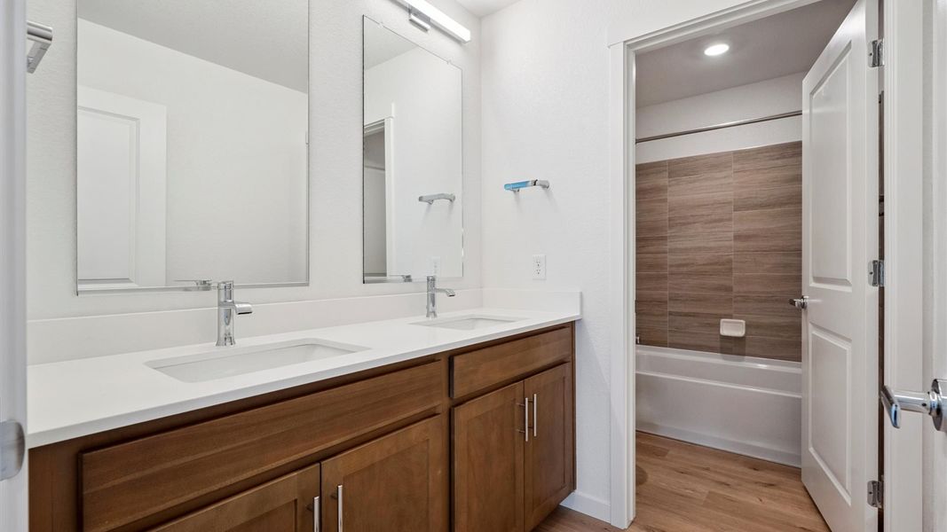 Furnished interior view inside a new home in Hansen Farm, Fort Collins (Image 11).