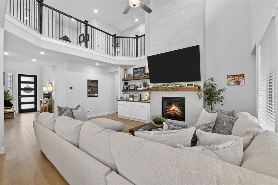 Furnished interior view inside a new home in South Oak, Lakewood Village (Image 17).