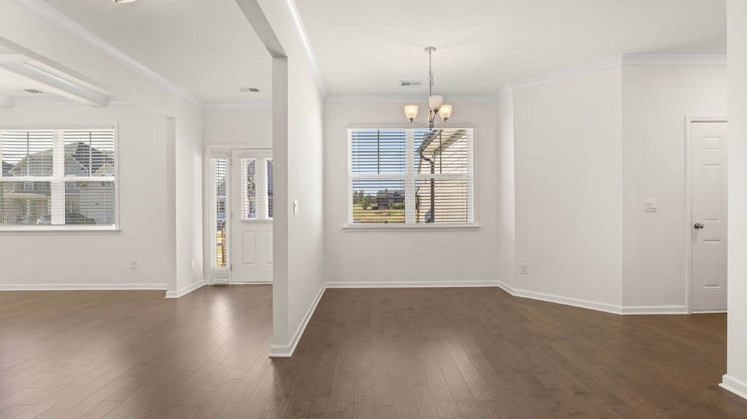 Spacious, unfurnished interior of a new home in The Gates at Pates Creek, Hampton (Image 24).