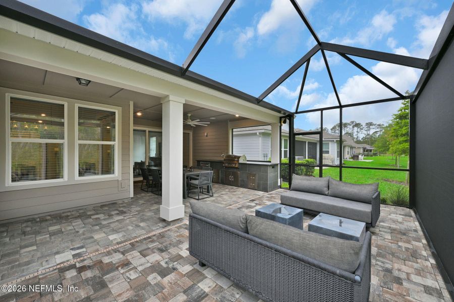 Exterior details and patio area of a home in , Jacksonville (Image 27).
