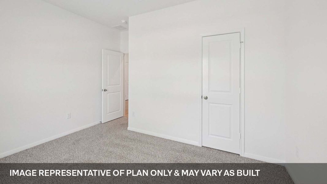 Representative unfurnished interior of a home built from the The Ozark by D.R. Horton in Bar W Ranch, Leander (Image 18).