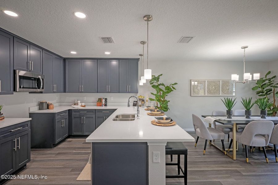 Furnished interior view inside a new home in , Jacksonville (Image 38).