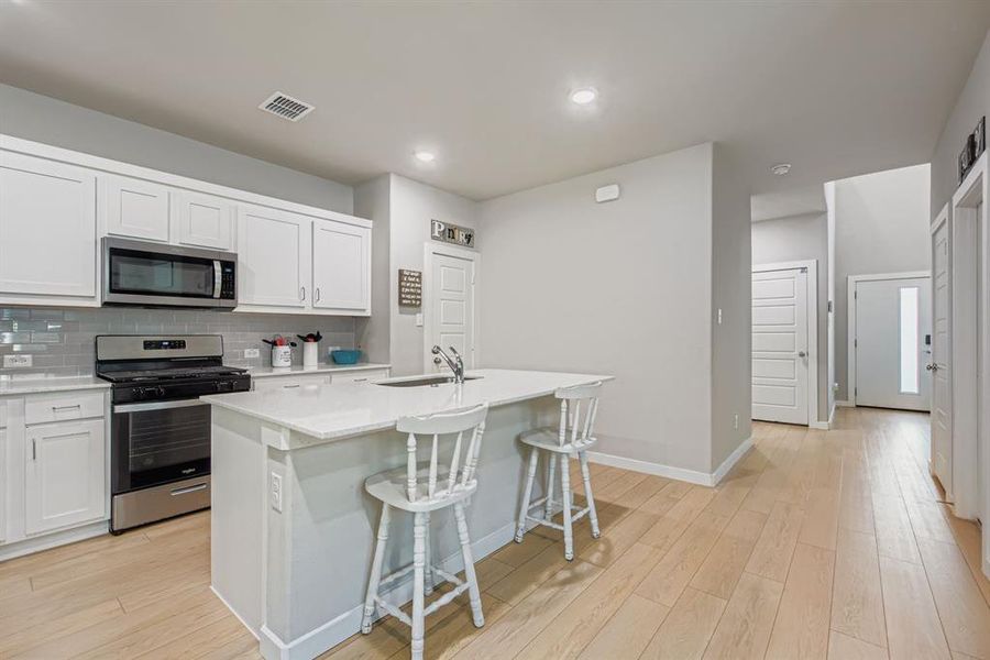 Furnished interior view inside a new home in Lakehaven, Farmersville (Image 6). Furnished interior view inside a new home in Lakehaven, Farmersville (Image 6).