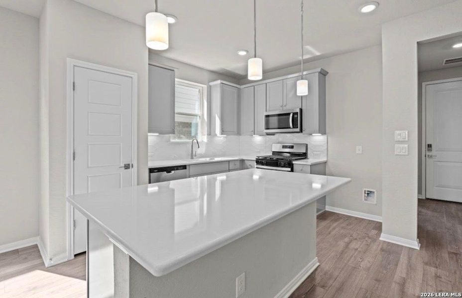 Furnished interior view inside a new home in Bricewood, San Antonio (Image 11).