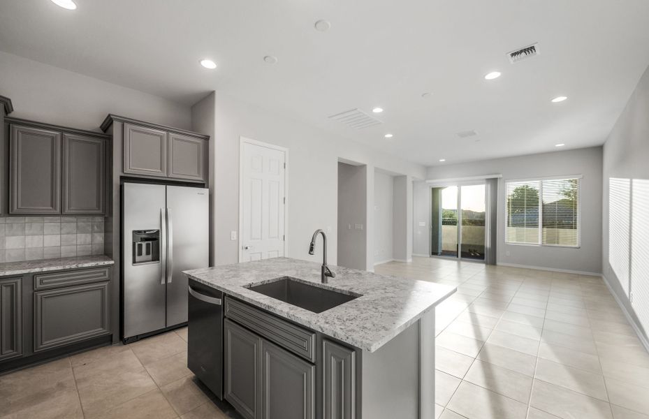 Furnished interior view inside a new home in Sun City Festival, Buckeye (Image 10).