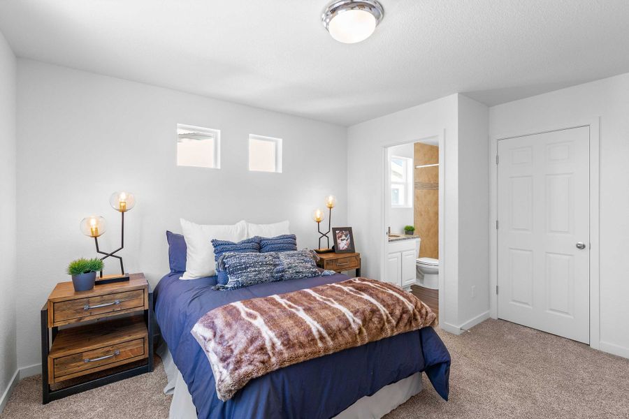 Furnished interior view inside a new home in Banning Lewis Ranch, Colorado Springs (Image 5).