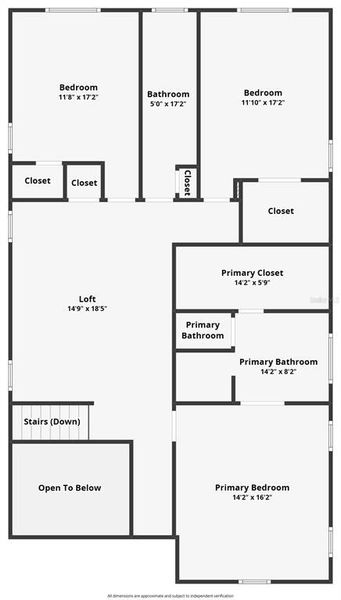 2D floor plan layout of this home in , Orlando, FL (Image 3).