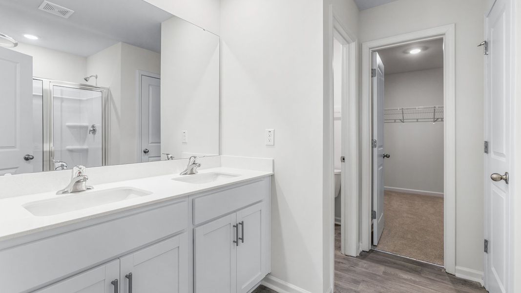 Furnished interior view inside a new home in Aspen Place, Thomasville (Image 10).