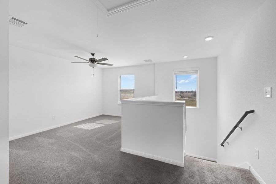 Spacious, unfurnished interior of a new home in Emory Crossing, Hutto (Image 10). Spacious, unfurnished interior of a new home in Emory Crossing, Hutto (Image 10).